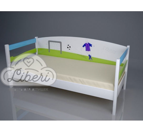 Кровать детская декорированная "Little champion"